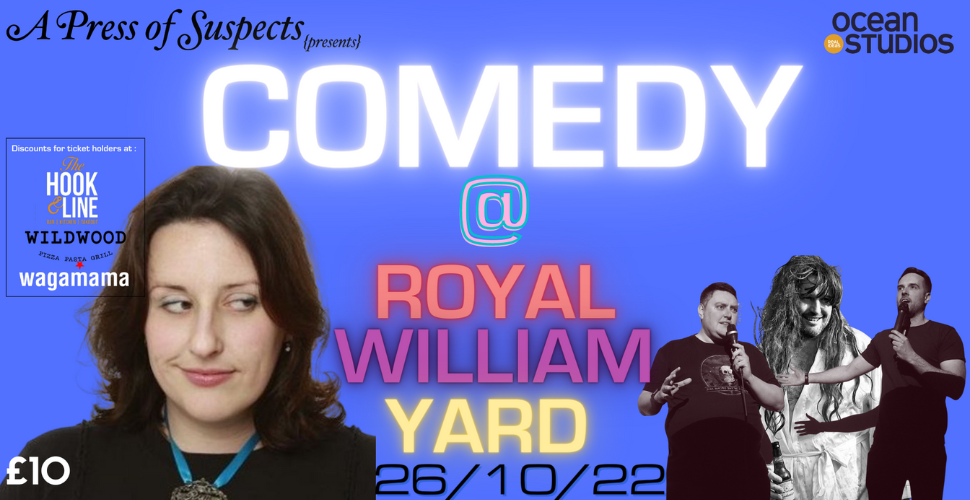 Comedy at Royal William Yard graphic